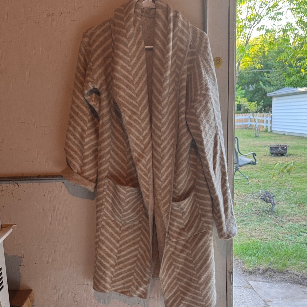 Women's Chevron Patterned long sweater